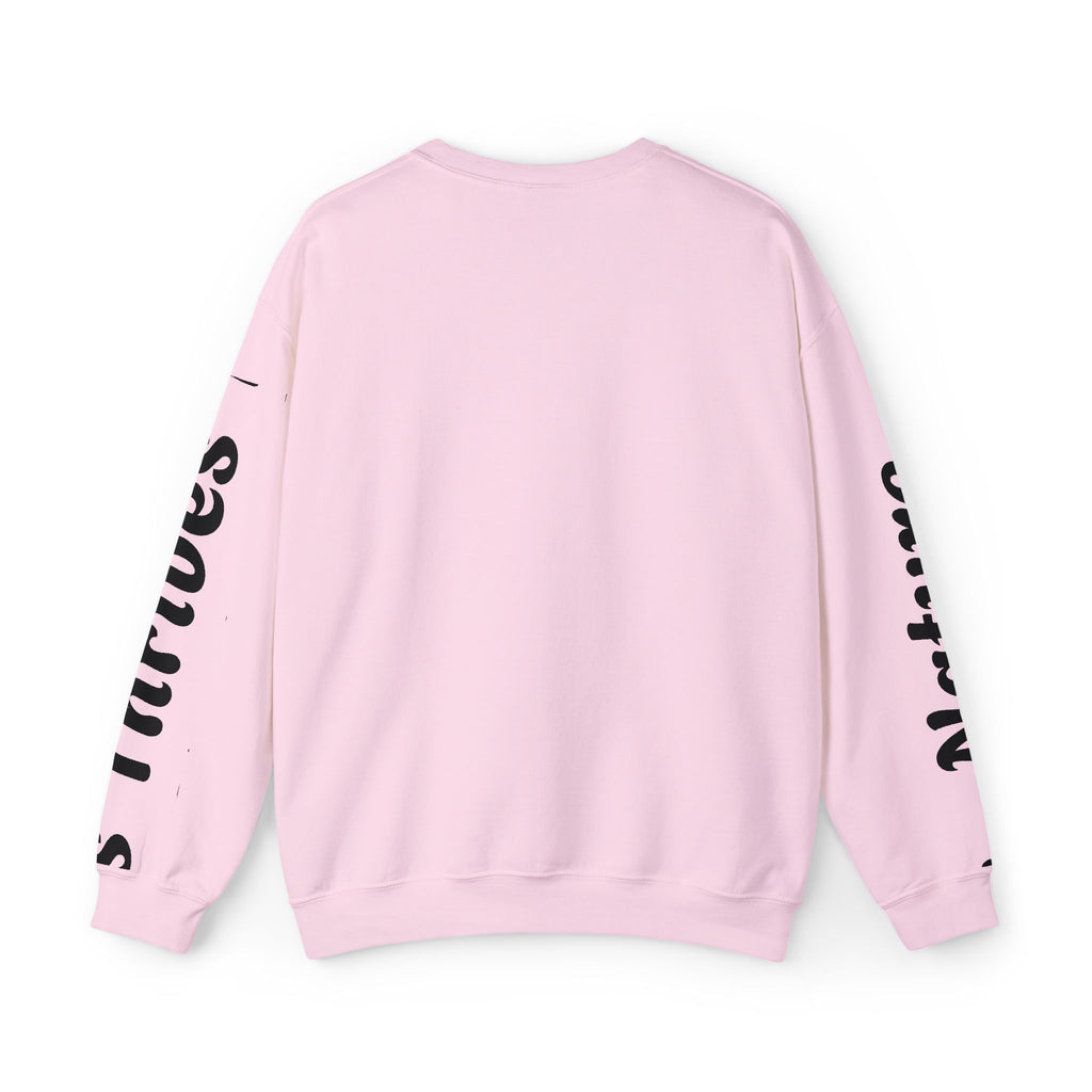 Nature Thrives Crewneck Sweatshirt — Outdoor Adventure Graphic Pullover